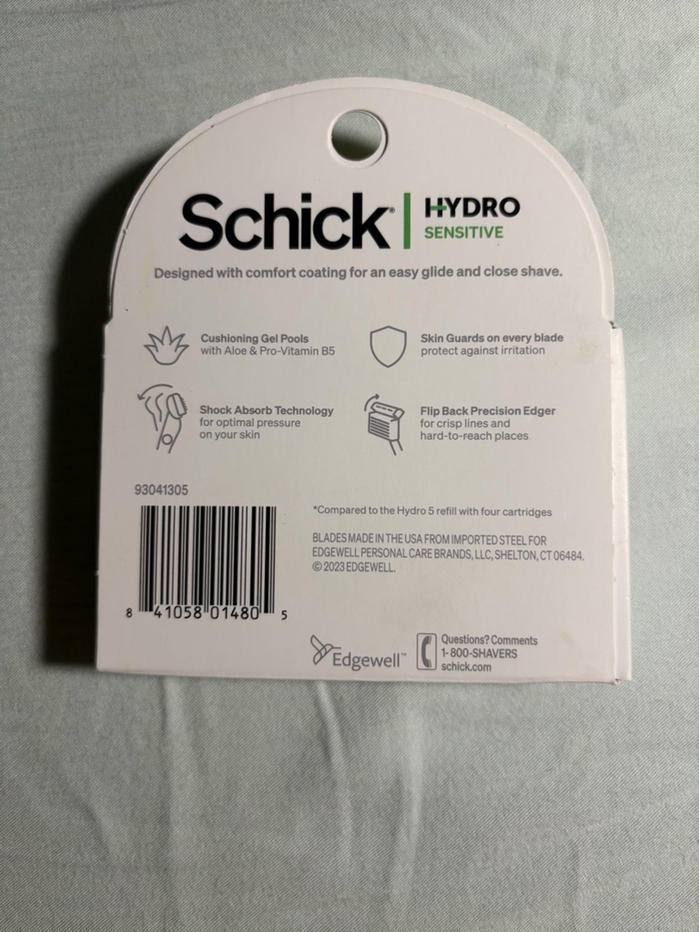 Schick Hydro Sensitive 6-Pack Replacement Cartridges - Green - Picture 2 of 2